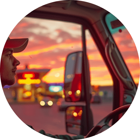 Driver safety analytics dashboard showing driving behaviour scores